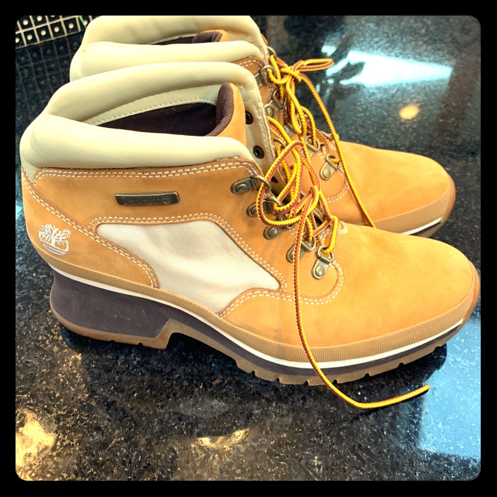 Timberland Premium semi-wedge lace up boots